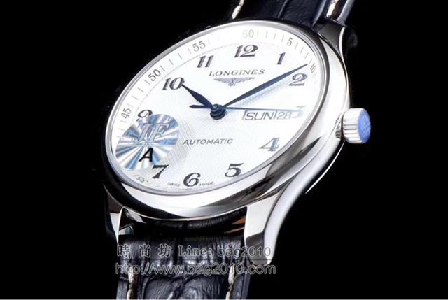 LONGINES手錶 浪琴雙曆名匠系列V3升級版 浪琴高端機械男表  hds1140